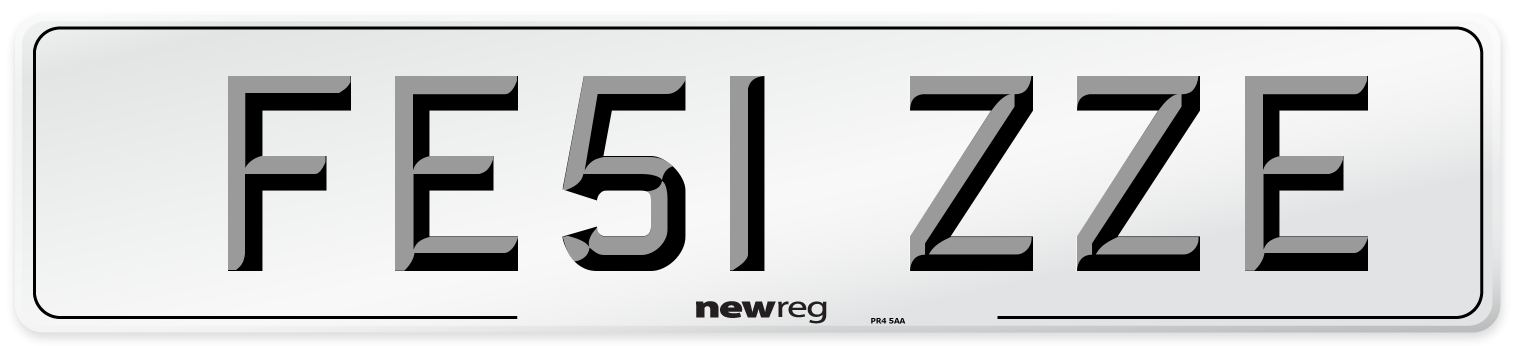 FE51 ZZE Number Plate from New Reg